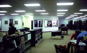 library interior